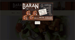 Desktop Screenshot of baranrestaurant.eu