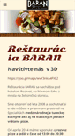 Mobile Screenshot of baranrestaurant.eu